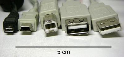 Connecteurs  USB